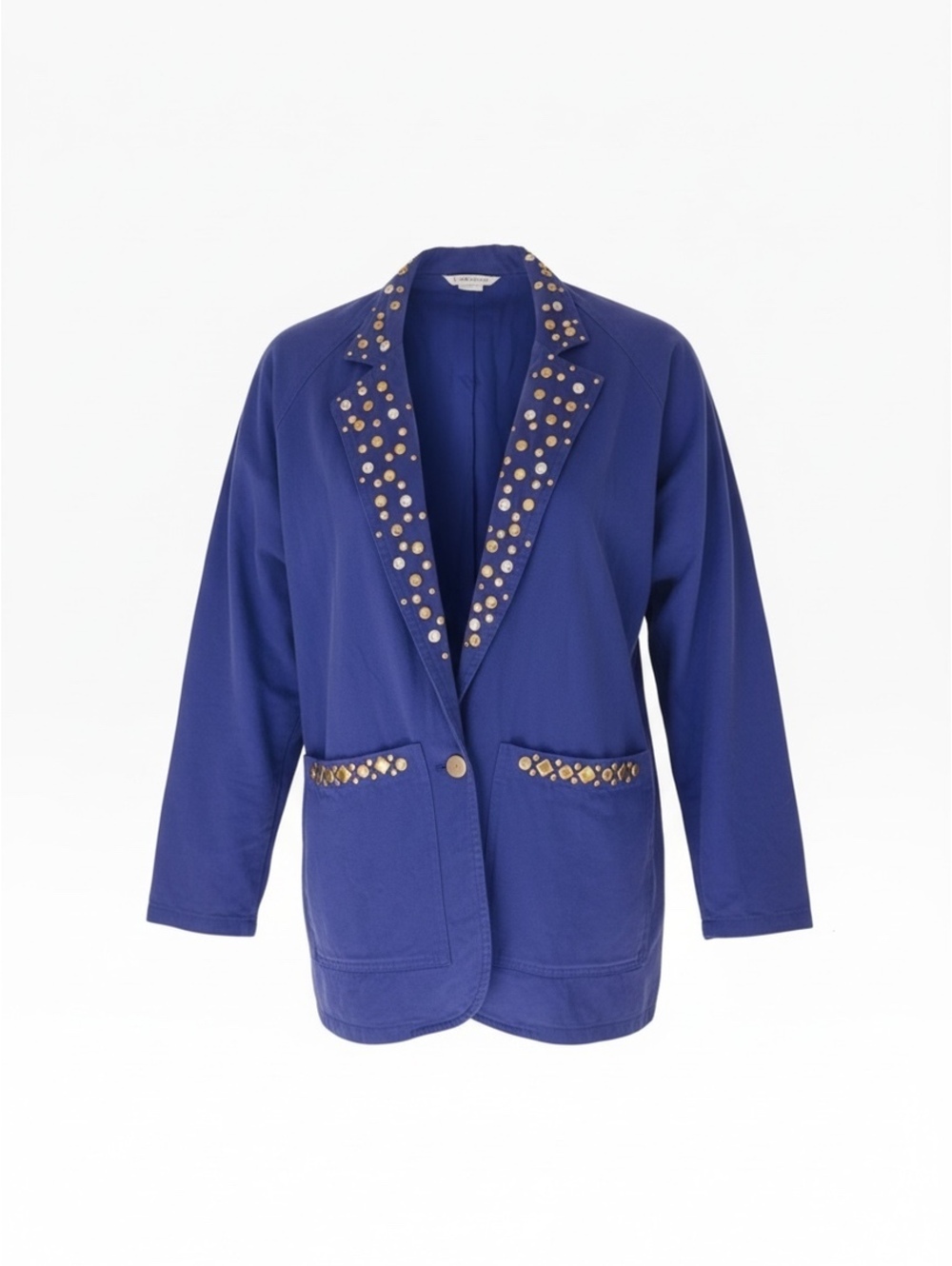 Rio Cobalt Blue Embellished Blazer